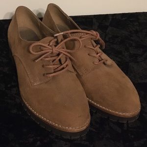 NWOT Tan Suede Shoes
